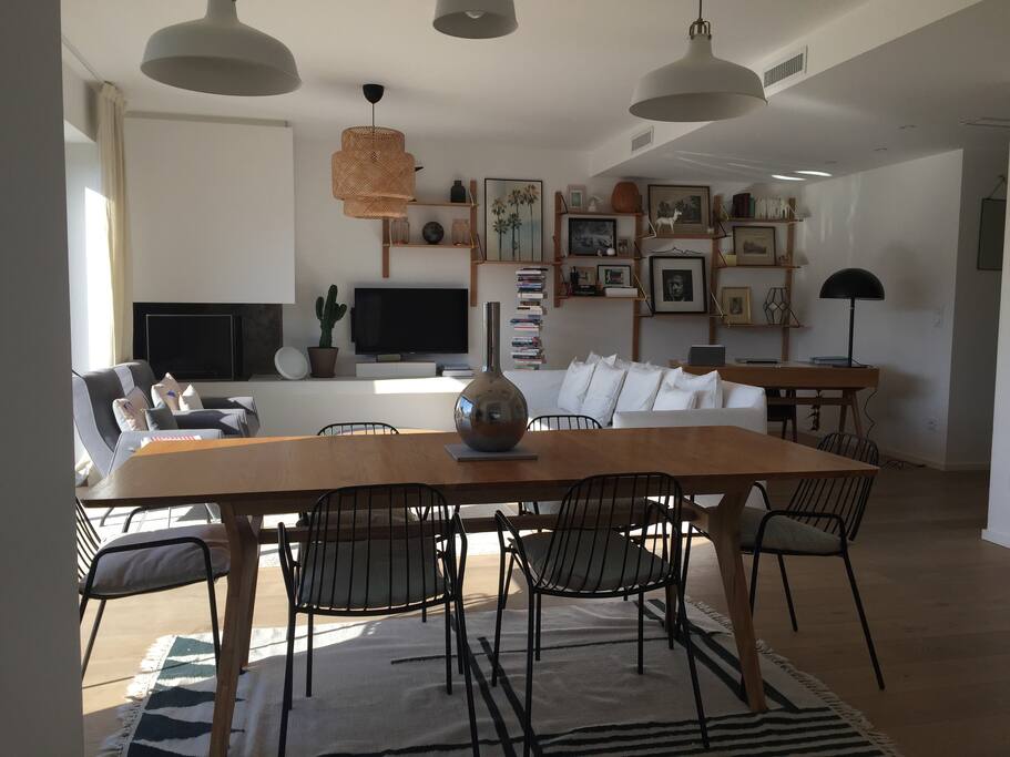 Salon vu de la cuisine
