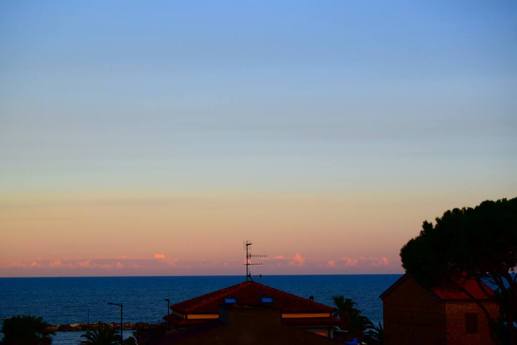 vista dal balcone