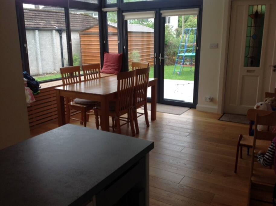 Kitchen and Living Area.