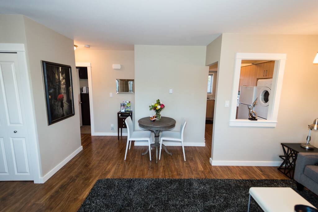 Eating area in the living room