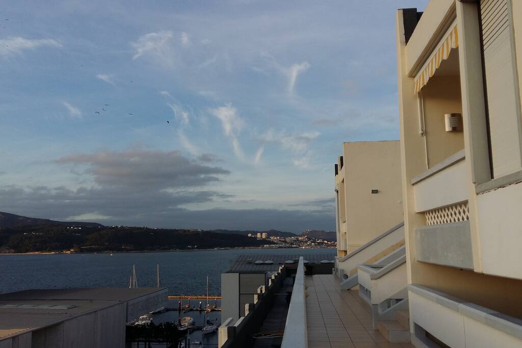 patamar junto do apartamento