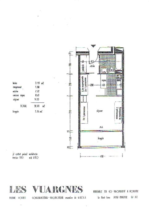 Plan du studio