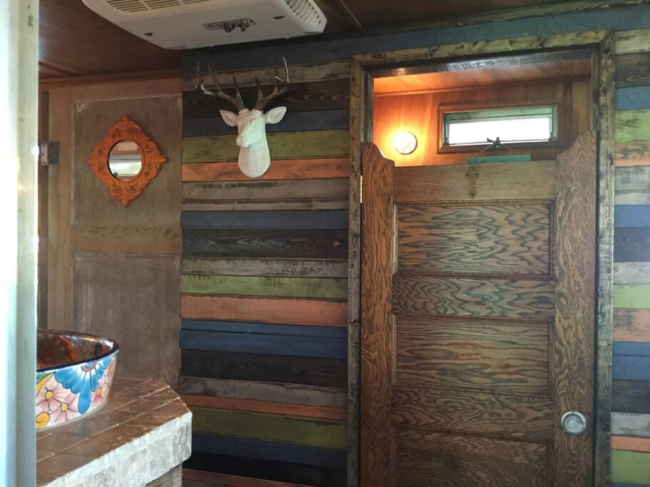 Indoor bathroom