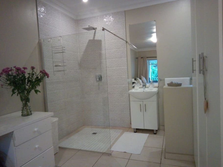 Oversized Shower Glass Screen