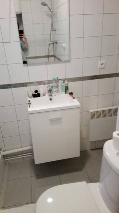 salle de bain avec WC