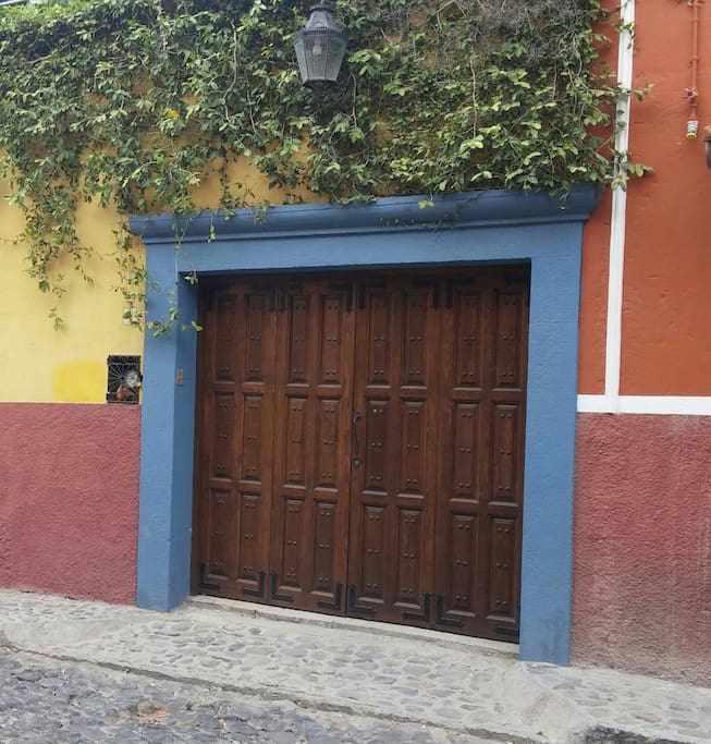 Welcome to our home (front door)