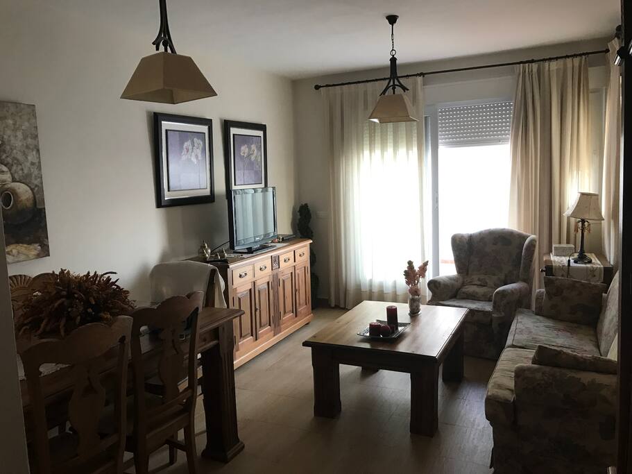 Salón con terraza