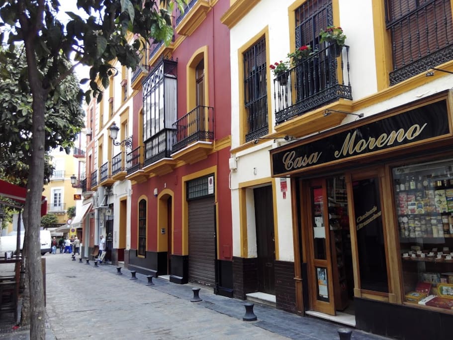 Vista desde la fachada.