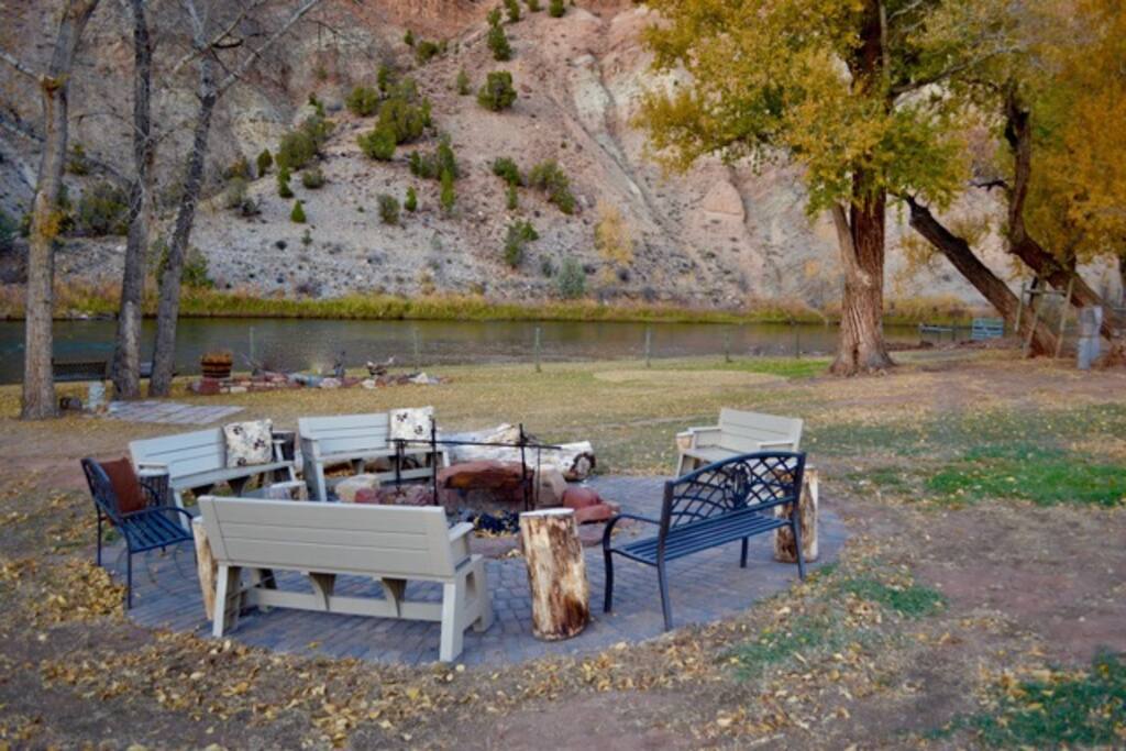 Unwind by our campfire beside the water or cook the fish you caught
