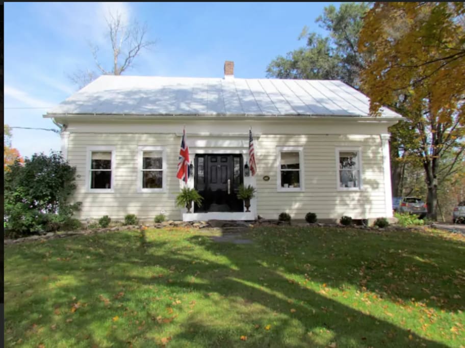 Front view of the house