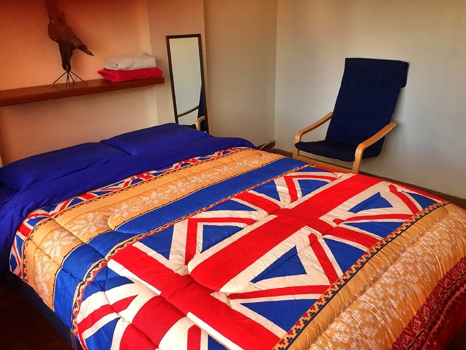 Spacious bedroom for two