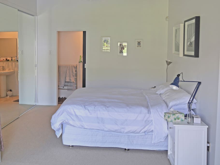 Master bedroom with the ensuite