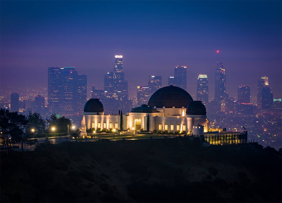 Walk to Griffith Observatory and the Hollywood sign