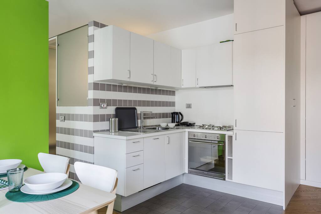 The equipped Kitchen