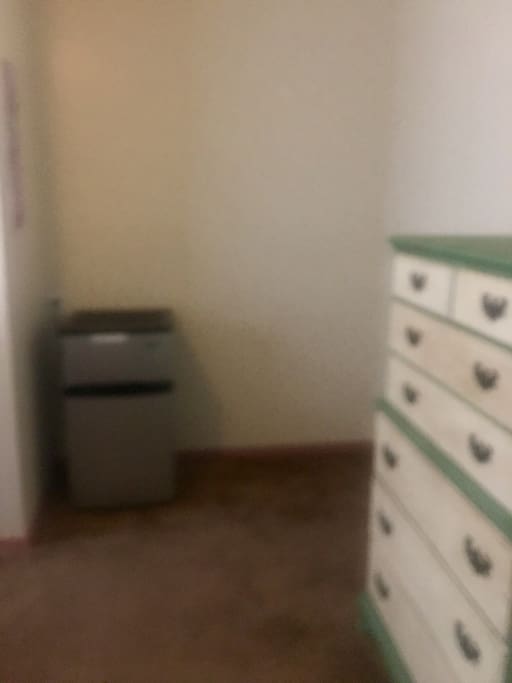 Small refrigerator/ dresser