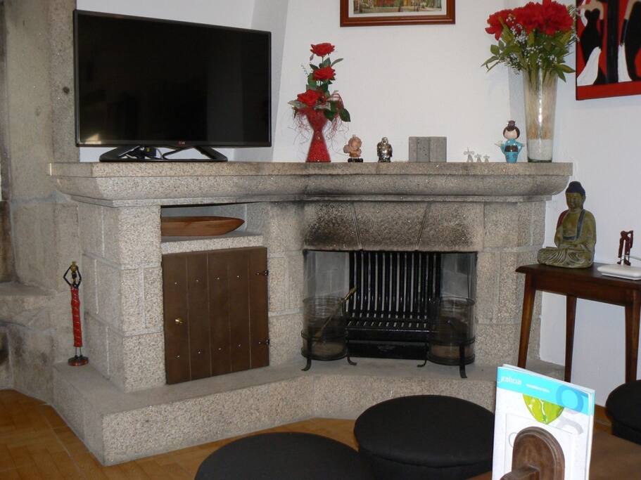 Chimenea-salón