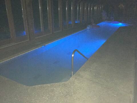 Private indoor pool & sauna