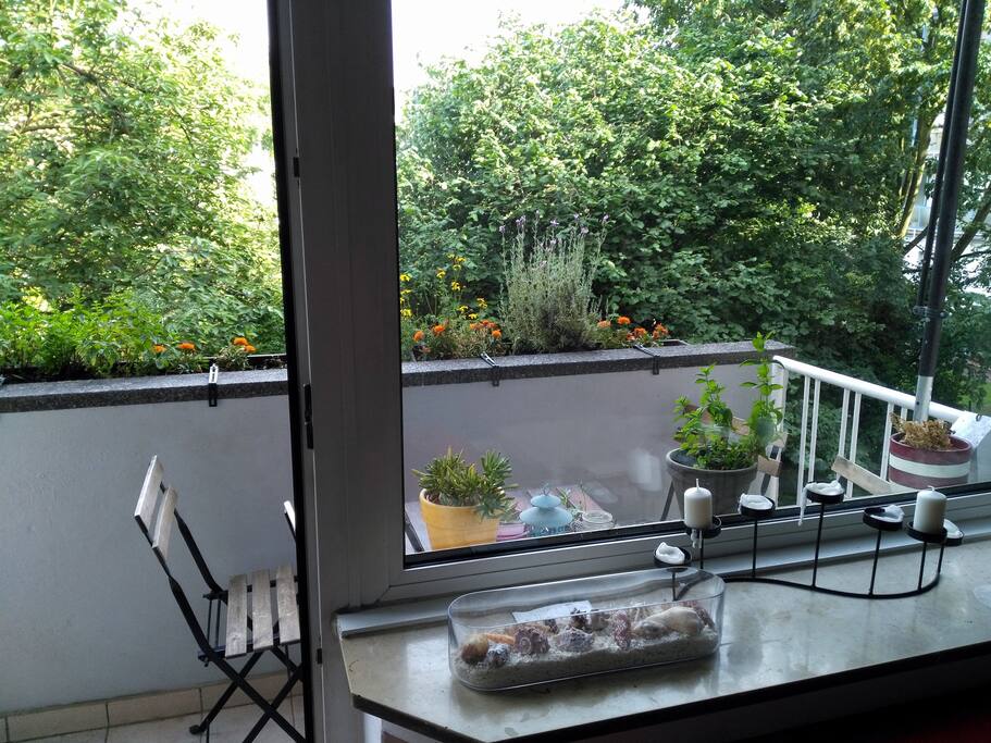 Balkon am Schlafzimmer