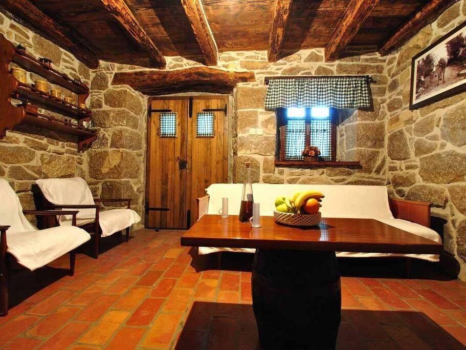 Entrance and living room