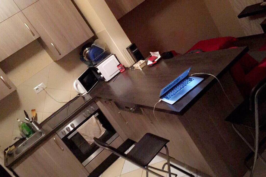 Beautiful American furnished, fully equipped kitchen.