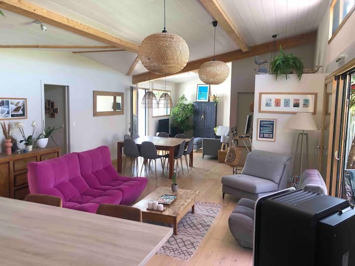 Maison Contemporaine Bois Proche Océan - La Rochelle
