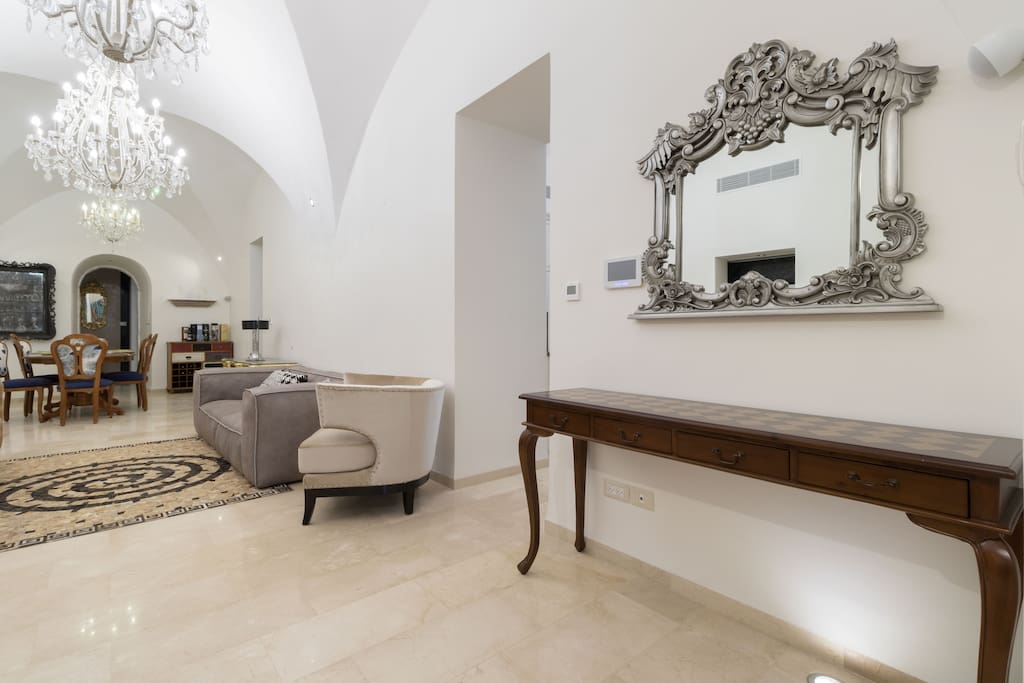 Living room entry