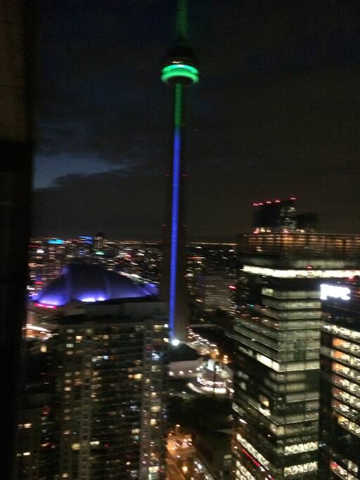 View at night