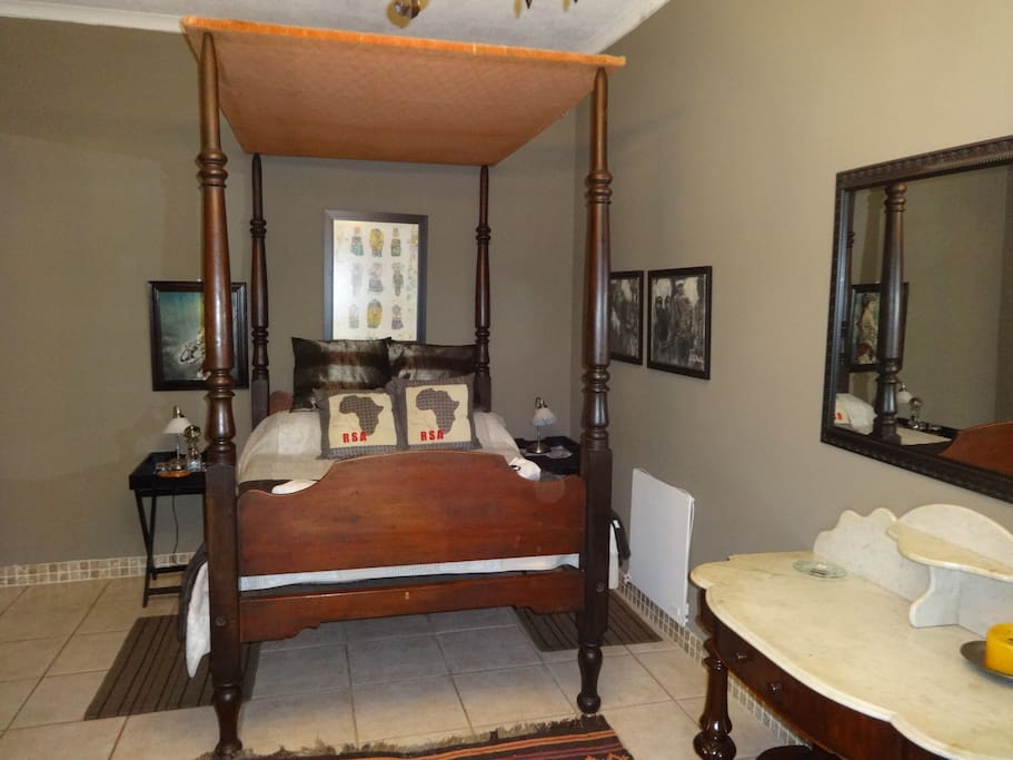 Nearly 300 year old canopy bed and wash table