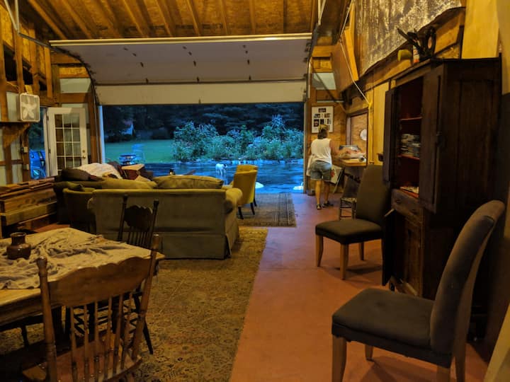 barn common area is unheated