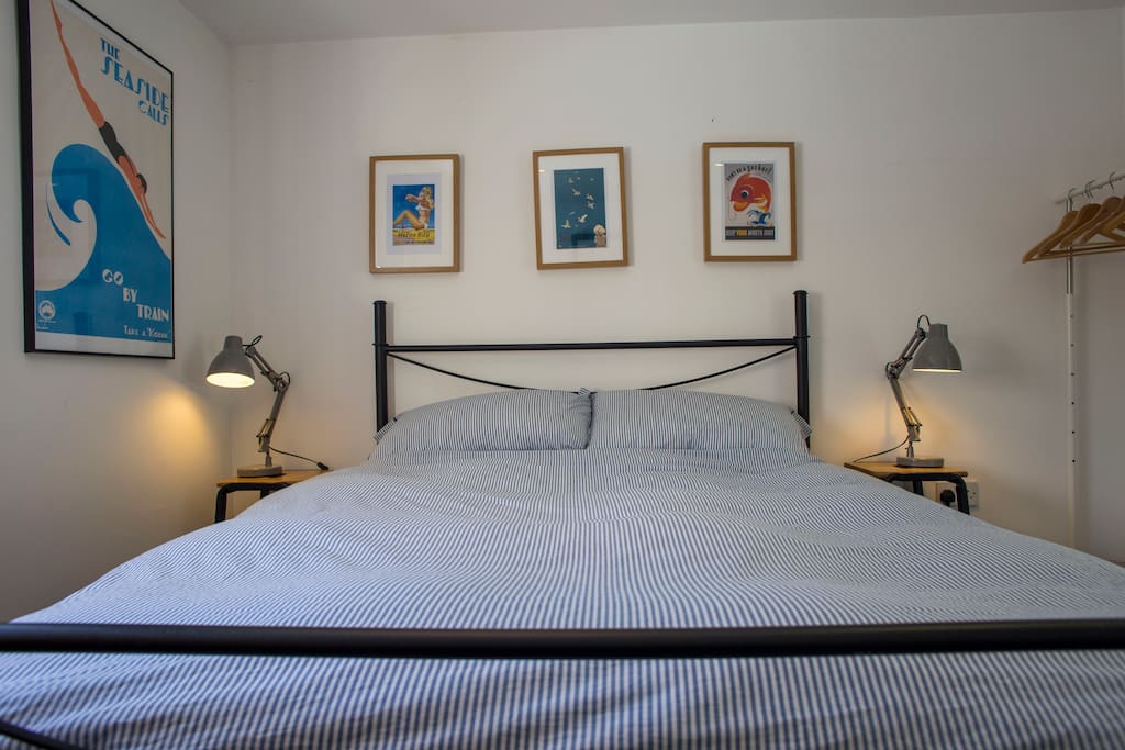 Very comfortable Bed with feather duvet and pillows