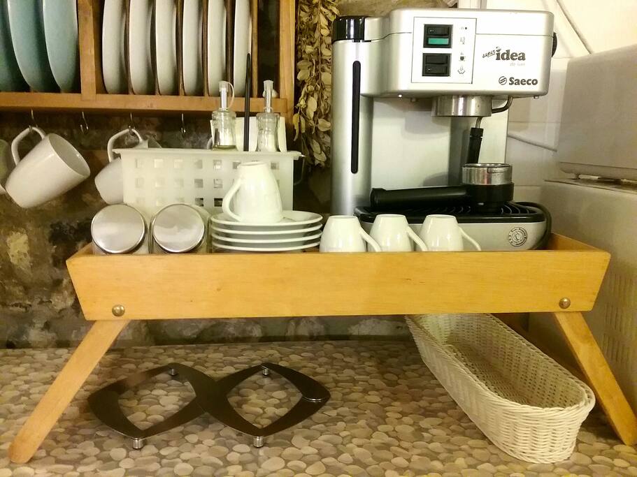 Coffee Bar avec du café moulu Arabica fourni