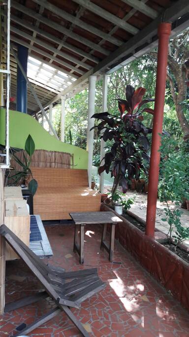 varanda/jardim