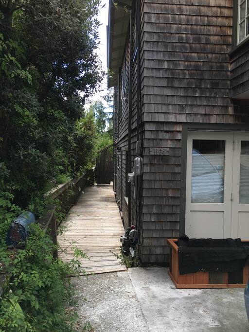 Entry is along south patio