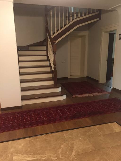 Stairway to second floor
