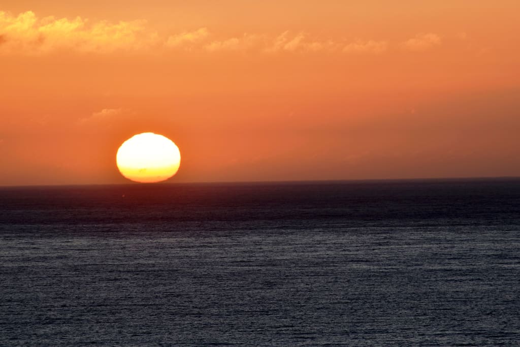 Vista de la puesta de sol