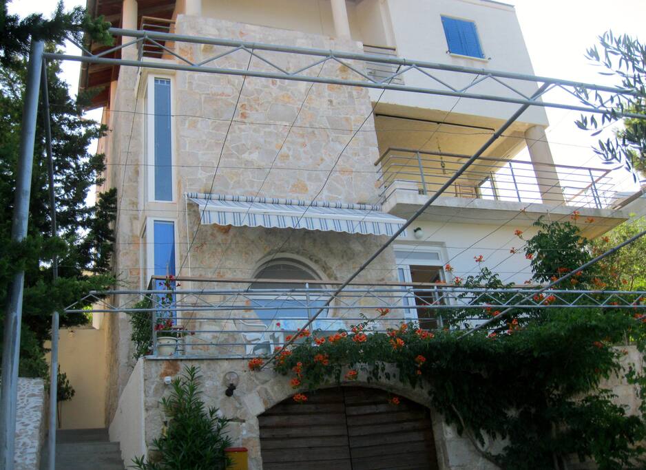 The apartment is in ground floor