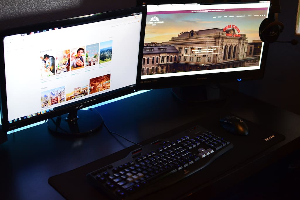 computer and printer access with high speed internet
