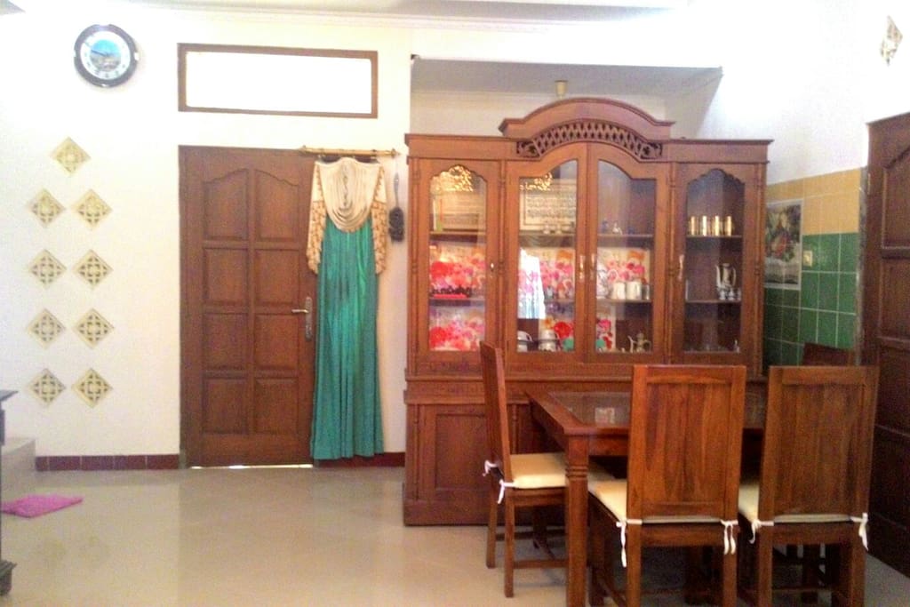The dining room