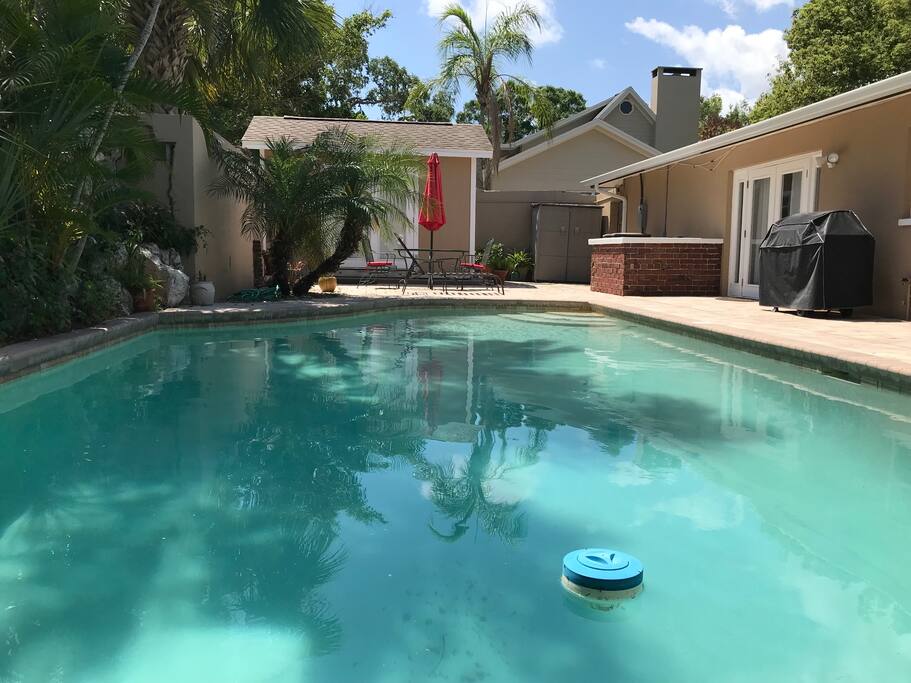 Tropical Patio with Heated Pool