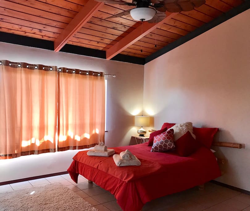 Soft warm lighting makes for a luxurious stay