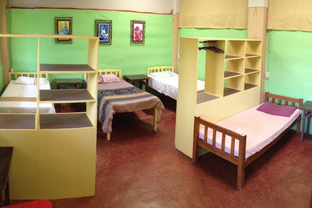 Large room 24m2 with 6 beds - extra mattresses and pull out beds are available