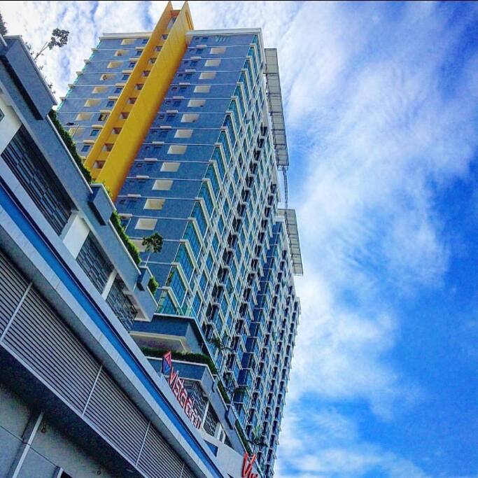 The building where our homestay is located.