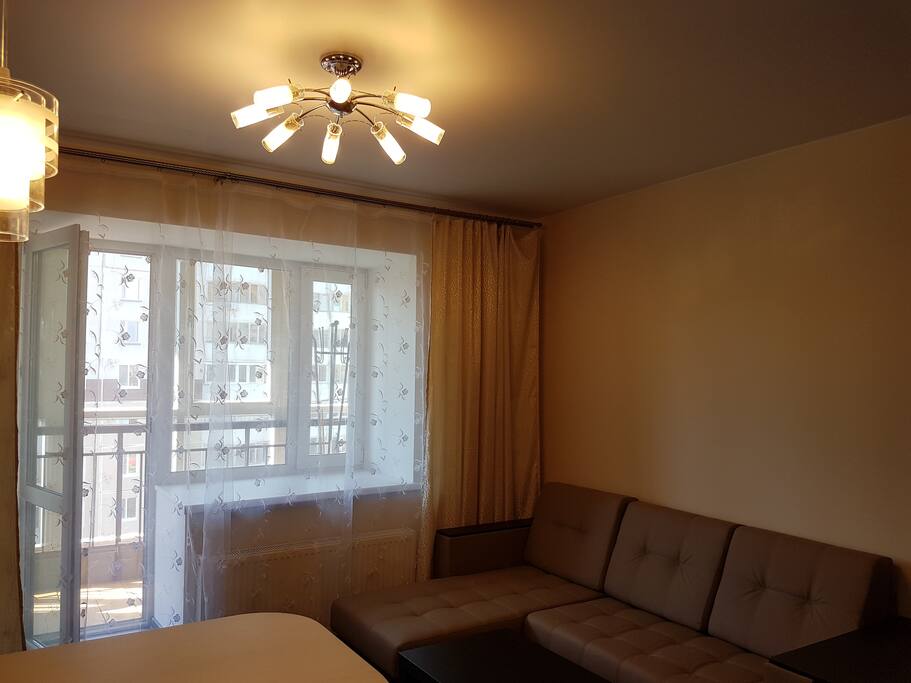 Living room + kitchen