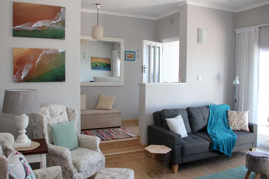 Living room and entrance way