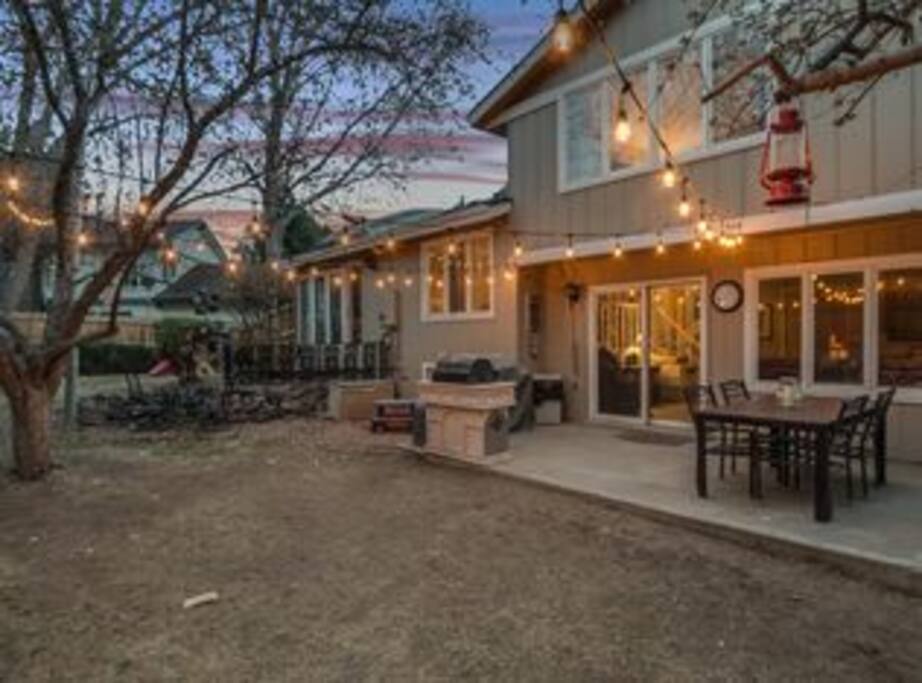 Back Porch and Yard