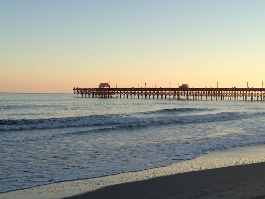 Beautiful Apache Pier....right on the beach.