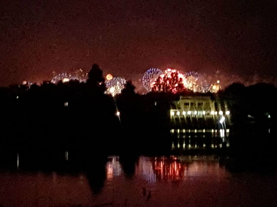 It's always like the 4th of July & New Years Eve in your own backyard after dark!