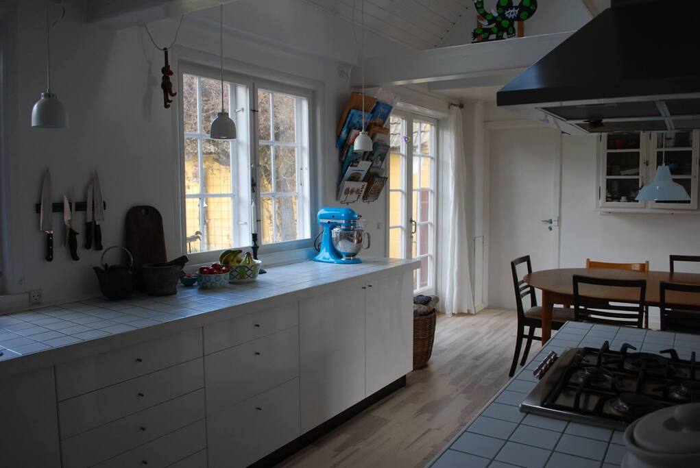 Køkken og havedør