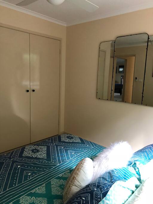 Built in wardrobe with hanging and shelving