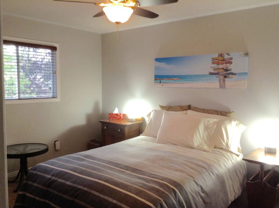 Comfy queen bed